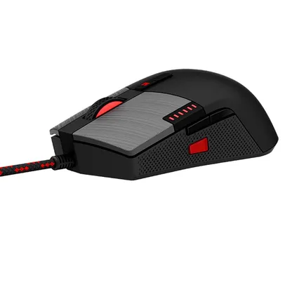 Mouse Gamer AOC Agon AGM700, RGB, 16000 DPI, 8 Botões - AGM700DRCB R$210