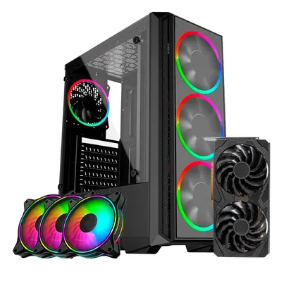 (APP) PC Gamer Skill Battle, i3-10100F, 8GB DDR4, SSD 256GB, Radeon RX 580 8GB, 500W 80 Plus