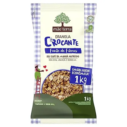 [ PRIME | REC ] Granola Crocante Baunilha e Coco Mãe Terra Pacote 1kg