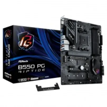 Placa Mãe ASRock B550 PG RIPTIDE, Chipset B550, AMD AM4, ATX, DDR4, 90-MXBGH0-A0UAYZ