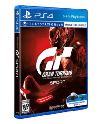 Jogo para PS4 Gran Turismo Sports - Somente para usuários novos ou para quem não compra há mais de 09-10 meses.