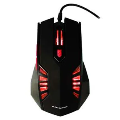 Saindo por R$ 29: [Game7] Mouse Gamer TecDrive Xfire 3200 DPI TEC-MG Red R$ 29 | Pelando
