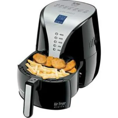 Fritadeira Sem Óleo Mondial Air Fryer Digital Premium AF-04 2,7L Preta