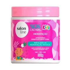 [Mais por menos R$14,39] Máscara de Hidratação Intensa S.O.S Cachos Kids, 500gr, Salon Line, Salon Line, Branco