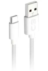 [PRIME] Cabo USB / USB-C C3Plus 1M 2A Branco - CB-C11WH