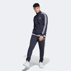 Conjunto de Agasalho Adidas Essentials 3 Stripes