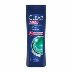 6 Unidades Shampoo Anticaspa Clear Men Limpeza Diária 2 em 1 - 400ml - R$68