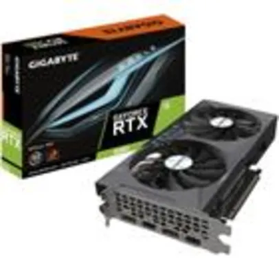 Placa de Vídeo Gigabyte RTX 3060 NVIDIA GeForce Eagle 12G (rev. 2.0), RGB, 12GB GDDR6, LHR, DLSS