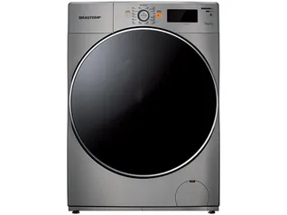 Lava e Seca Brastemp 10kg BNQ10AS Inverter - Água Quente e Fria Prata