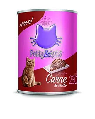 Pretty & Gato Lata Carne 12x280g Pretty & Gato Sabor Carne