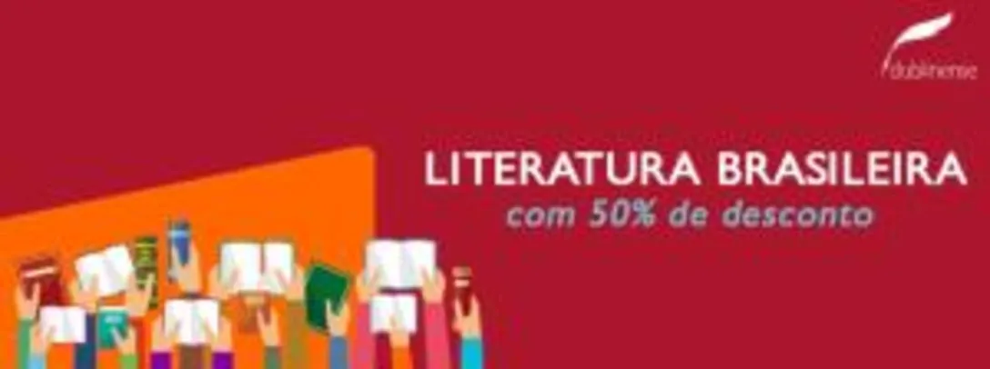 50% OFF em livros de literatura brasileira