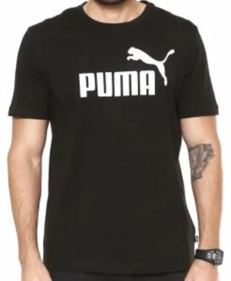 Camiseta Puma Essencials Preta