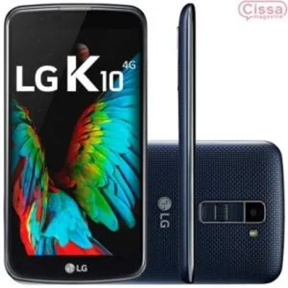 [Cissa Magazine] Smartphone LG K10 TV Dual 4G K430TV Desbloqueado Azul Índigo por R$ 730