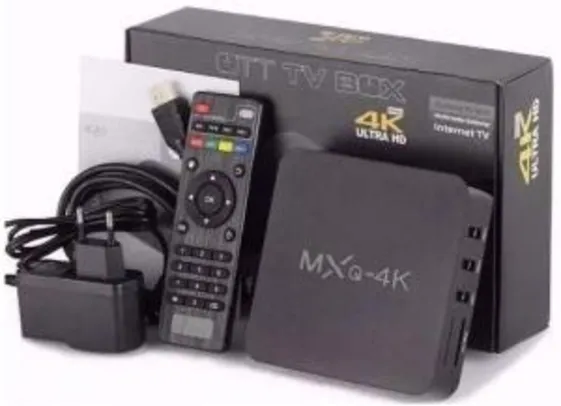 Tv Box Mxq 4k Android - R$103