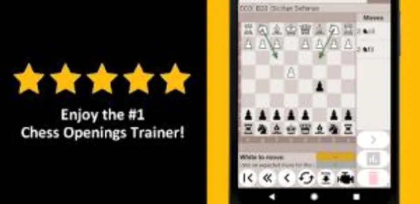 Chess Openings Trainer Pro - Build & Learn R$ 5