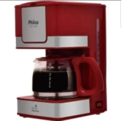 Cafeteira Elétrica Philco PH16 Inox 600ml - Vermelha 