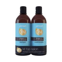 Kit Yenzah Top Salon Argan Shampoo + Condicionador 500ml