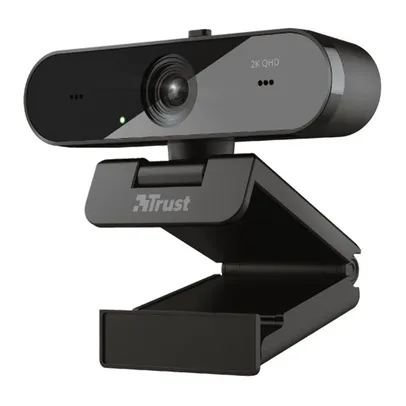 Webcam Trust Taxon, QHD 2K, USB, Preta, T24228