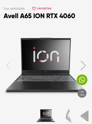 notebook avell i9 gtx 4060