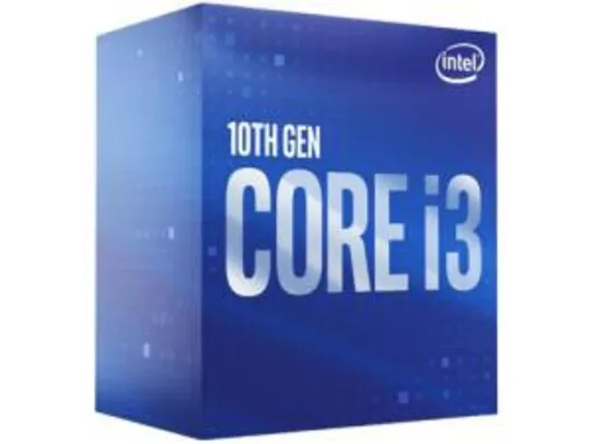 Processador Intel Core i3-10100F | R$598