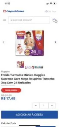 Frauda Turma da Mônica Roupinha, todos os tamanhos | R$17