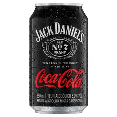 [Regional] Bebida Mista Alcoólica Gaseificada Old No. 7 Jack Daniel s e Coca-Cola 350ml