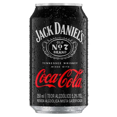 [Regional] Bebida Mista Alcoólica Gaseificada Old No. 7 Jack Daniel s e Coca-Cola 350ml