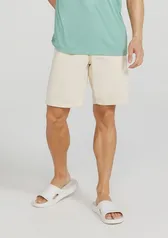 Bermuda Hering Básica Chino Em Sarja Off White