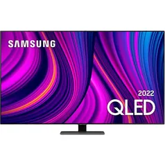 [AME R$3510] Smart TV 55 QLED 4K Samsung Q80B Modo Game Processador com IA Som em Movimento