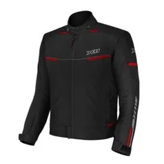 JAQUETA X11 GUARD 2 MASCULINA PRETO/VERMELHO COM PROTEÇÕES - R$303