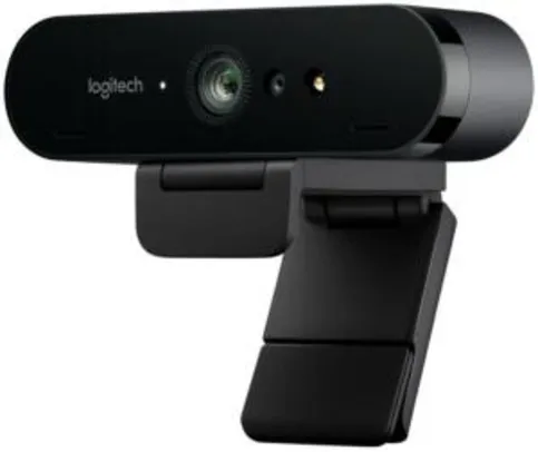Webcam Logitech Brio 4k Pro Full HD HDR Righlight 3 | R$647