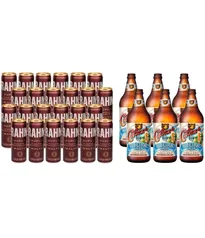 [Regional] Kit Cerveja Brahma Duplo Malte 24 Unidades 350ml + brinde Cerveja Colorado 6 unidades 600ml