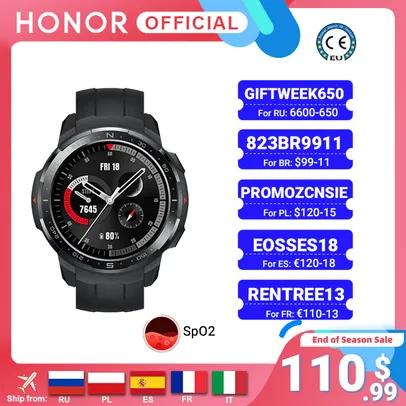 Smartwatch  Honor Watch GS Pro SpO2  Global 