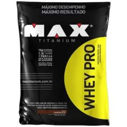 [NETSHOES] - WHEY PRO 1,5 KG REFIL - MAX TITANIUM por R$ 50