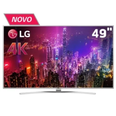 [Ponto Frio] Smart TV LED 49" Super Ultra HD 4K LG 49UH7700 com Sistema WebOS, Wi-Fi, Painel IPS, HDR Super, Controle Smart Magic - R$3.324,05