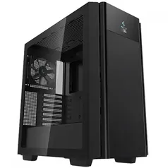 Gabinete Gamer DeepCool CH510 Mesh Digital, Mid Tower, Vidro Temperado, E-ATX, Black, Sem Fonte, Com 1 Fan, R-CH510-BKNSE1-G-1