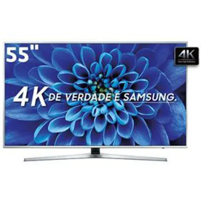 Smart TV LED 55" UHD Premium 4K Samsung 55KU6400 por R$3799