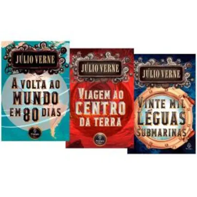 3 Livros do Júlio Verne R$29