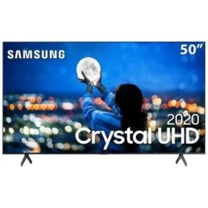 [R$: 1.902 AME] Smart Tv 50" Samsung Crystal 4K WiFi USB HDMI 