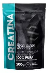 Suplemento Em Pó Creatina Monohidratada 500g - 100% Pura - Soldiers Nutrition