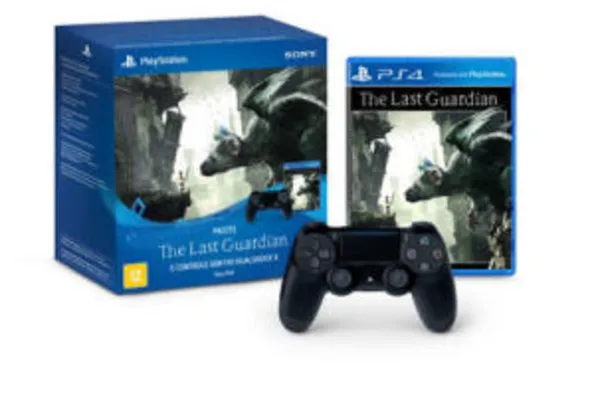 Pacote Jogo The Last Guardian + Controle Dualshock 4 PS4