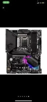 Placa-mãe MSI MPG Z490 GAMING PLUS, Intel LGA 1200, ATX, DDR4 - R$1234