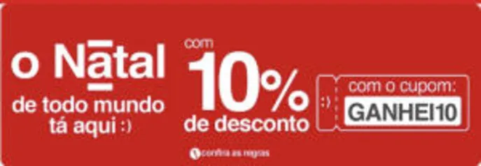 10% OFF em compras na Americanas