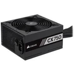 Fonte Corsair 750W 80 Plus Bronze CX750, PFC Ativo | R$530