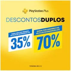 Playstation PSN - Descontos Duplos (pra quem tem Plus)