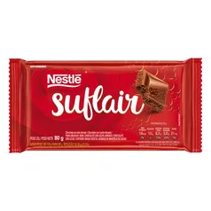 06 Tablete Suflair Ao Leite 80g Nestle