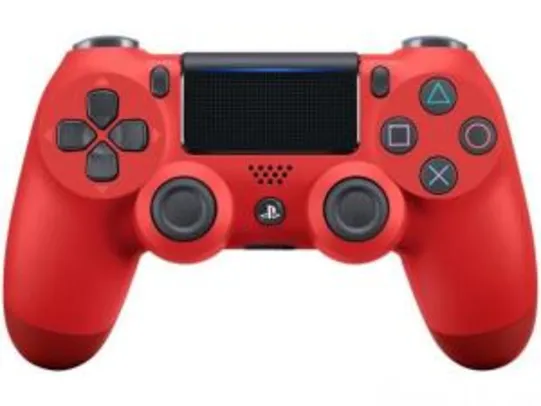 Controle para PS4 Sem Fio CUH-ZCT2U Sony - Vermelho e Preto R$ 197,91