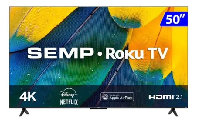 Smart Tv Roku Semp Toshiba Led 50pol 4k Uhd Hdr 50rk8600