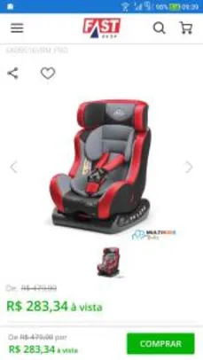 Cadeira para Auto Maestro 0-25 kg Vermelho | R$283