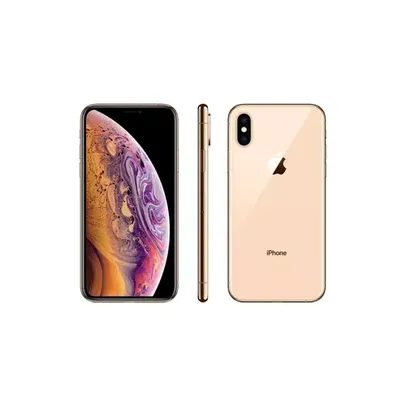 [AME SC 1839] iPhone XS Apple (512GB) Dourado tela 5.8" Câmera dupla 12MP iOS